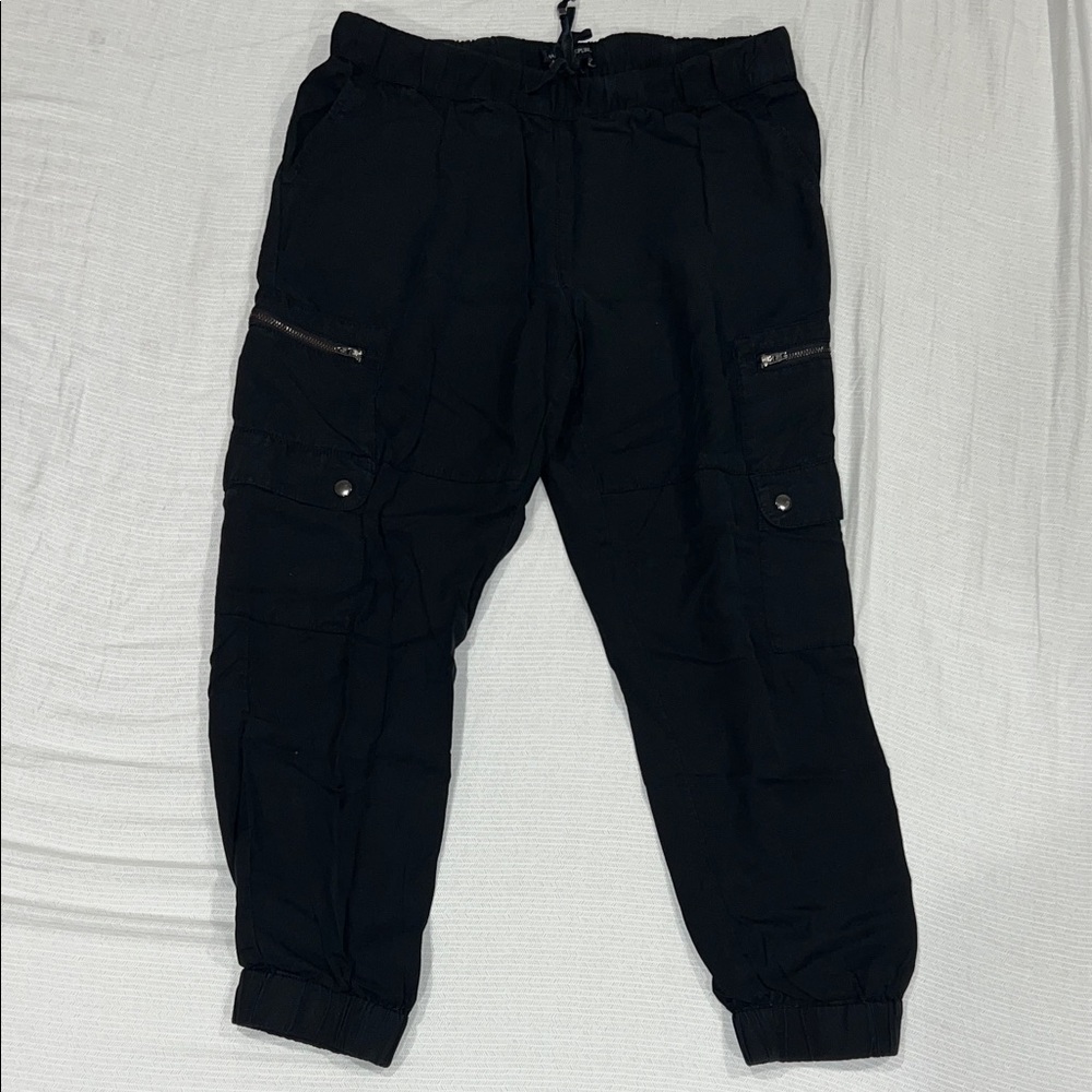 Banana Republic Women’s Petite Black Cargo Joggers